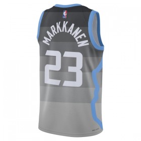 Muške NBA Dres Utah Jazz Lauri Markkanen Nike 2025-26 City Edition Sivo Swingman